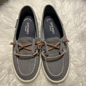 Sperry Top-Sider Lounge Away Women’s Sz.5M Slip On Boat Shoes Gray STS80687